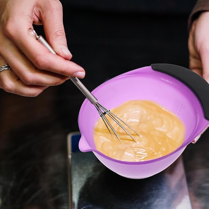 Hair Dye Mixing Bowls Hair Color Bowls Handle Wide and Deep Design