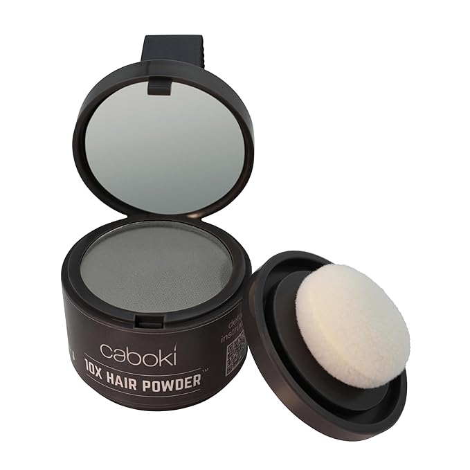 Caboki Root Touch Up Hair Volumizer: Fill in Hairline & Edges, Cover Thinning, Hair Loss, Bald Spots & Gray. TALC-Free, Healthful Men Women Light