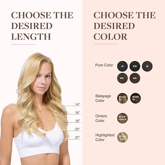 GOO GOO Clip in Hair Extensions Real Human Hair, Remy Human Hair Extensions Clip ins for Women, Natural Human Hair, 18inch 110g 7Pcs, 18A/613A Dark Blonde Highlighted Bleach Blonde