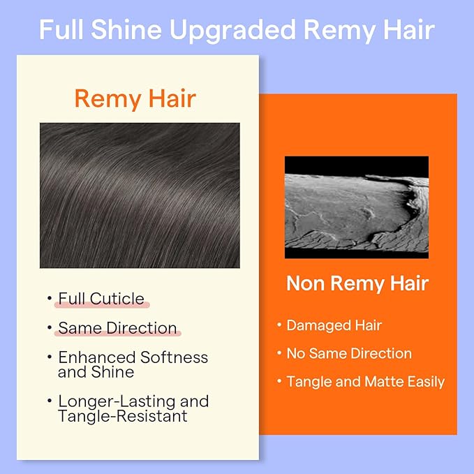 Full Shine Black Hair Extensions Natural Black Tea Real Hair Extensions Clip in Human Hair Clip ins for Women 18 Inch 120 G 7 Pcs