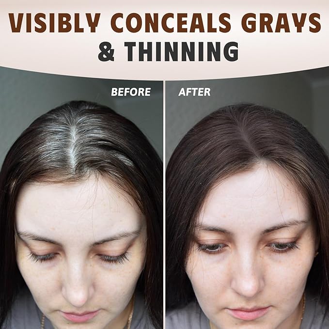 Root Touch Up Hair Color Powder-Instant, Stain-Proof Hairline Shadow Powder for Gray Hair Cover Up & Root Cover Up, Scalp Concealer for Thinning Hair Bald Spot, Beard Filler, Women&Men, Light Blonde