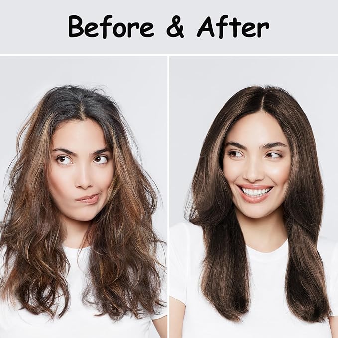 Light Brown Hair Dye 16.9 Fl Oz, Argan Oil Hair Shampoo, 3 in 1 Hair Dye Shampoo, Easy To Use, Semi-Permanent Hair Color Shampoo (Light Brown)