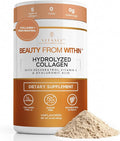 VITASEI Hydrolyzed Collagen Peptides Powder with Resveratrol & Vitamin C – Hair, Skin & Joint Support with Hyaluronic Acid – Colágeno Hidrolizado for Women & Men – Unflavored, 16 oz (30 Servings)