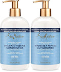 SheaMoisture Hydrate & Repair Conditioner for Damaged Hair Manuka Honey & Yogurt Shea Butter 13 oz (Pack of 2)
