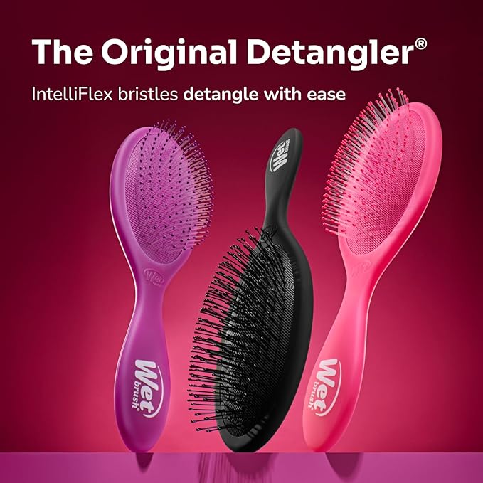 Wet Brush Original Detangler Hair Brush, Amazon Exclusive Aqua- Ultra-Soft IntelliFlex Bristles-Detangling Hairbrush Glides Through Tangles For All Hair Types (Wet Dry & Damaged Hair) - Women & Men