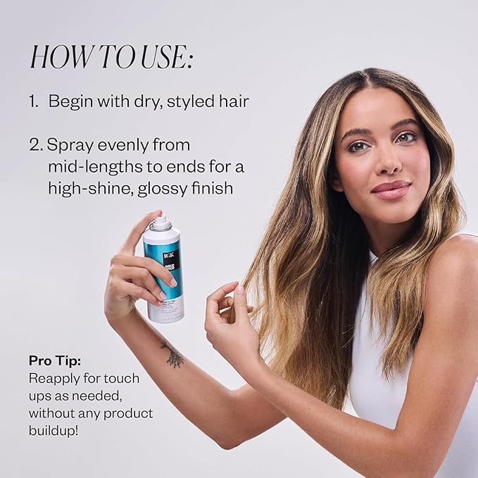 IGK Glass Hair Duo | Good Behavior Spirulina Smoothing Spray + Disco Disco Clear Gloss Shine Spray | Keratin Like Treatment + Glossy Finish | 5.6 oz + 5.3 oz