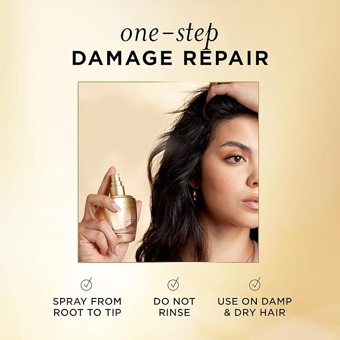 Pantene Pro-Vitamin Essence, Daily Repair Mist, Weightless Leave-On Treatment Strengthens & Rebuilds Damaged Hair, Reduces Breakage, 2.5 Fl Oz