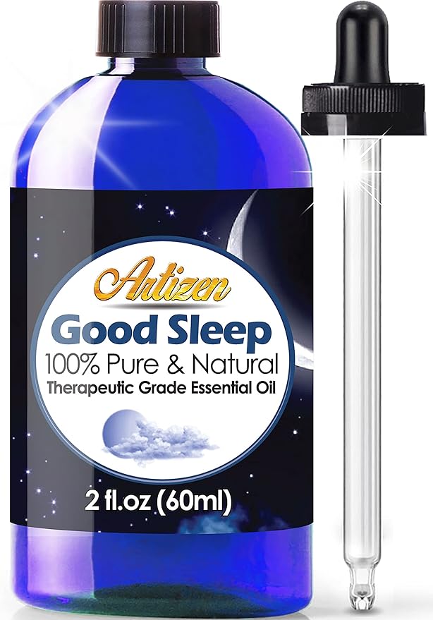 Artizen Good Sleep Blend Essential Oil (100% Pure & Natural - Undiluted) Therapeutic Grade - Huge 2oz Bottle - Perfect for Aromatherapy, Relaxation, Skin Therapy & More - Aromatherapy Essential Oil