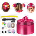 Red Temporary Hair Color Wax Kit for teenagers,Washable Crazy Hair Day Accessories, Gifts for Kids,Instant Hair Dye Color Wax for Party, Cosplay, Halloween, Christmas,Crazy Hair Style