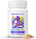 Mama's Select Postnatal Vitamins – Boosts Hair Recovery, Milk Supply, & Wellness – Allergen-Free, Vegan, MTHFR Friendly, Methylated Folate & B Vitamins, Easy-to-Swallow, No Biotin - 30 Capsules