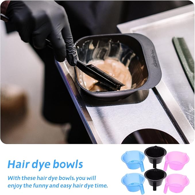 Hair Dye Bowl Transparent Salon Hair Color Mixing Bowl with Scales Professional Dye Supplies for Precise Color Control and Highlights 2.6 Inch Compact Size