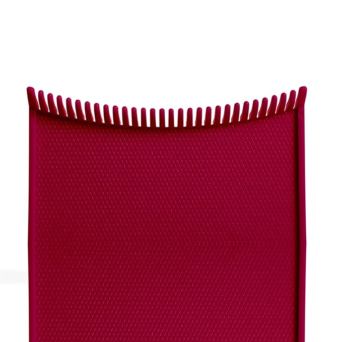 Authentic Cooboard Balayage Board with Teeth | Original Highlighting Paddle from The Maker of Cooboard Hair Highlighting Kit | Easy to Clean, Sturdy, Lightweight (Cooboard Red)