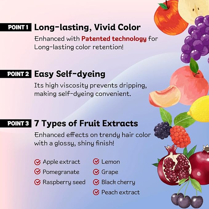 eZn Pudding Hair Dye, Ammonia-Free, Semi-Permanent DIY Korean Hair Dye Color with Keratin, Odorless Gentle for Sensitive Skin No Skin Irritation (Smoky Silver)
