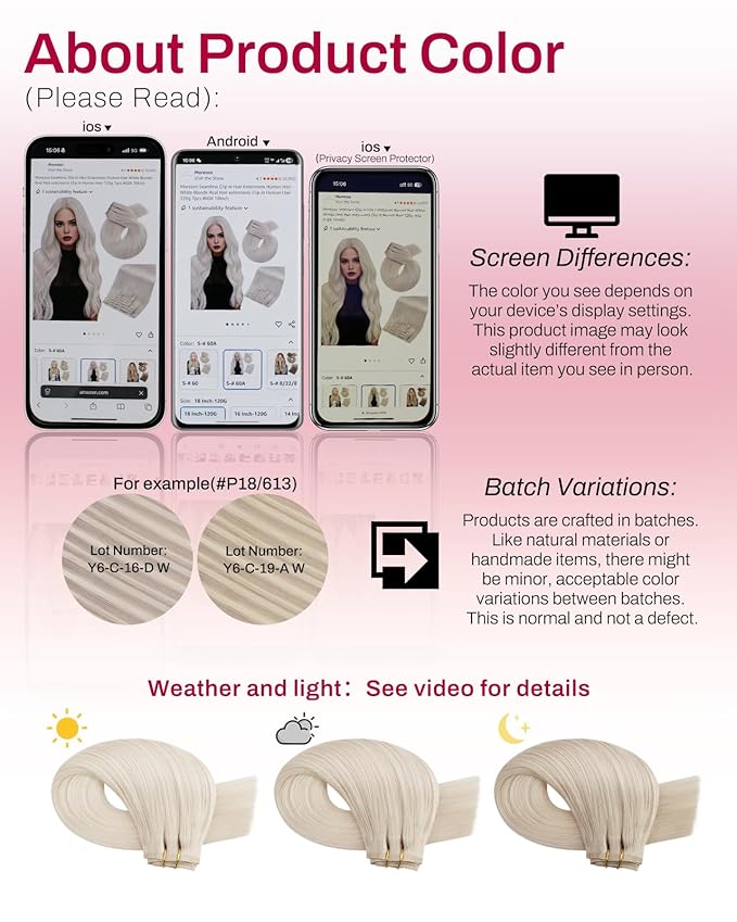 Moresoo Seamless PU Clip in Hair Extensions Real Human Hair 120g White blonde Human Hair Clip in Extensions Thick 18inch 7pcs to add volume for women daily use