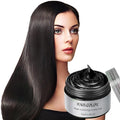 Black Hair Spray,Temporary Hair Color Dye,Hair Color Spray Wax, Natural Hair Coloring Wax Material Disposable Hair Styling Clays Ash for Cosplay,Party,Masquerade, Halloween.etc (Black, 1 Pack)