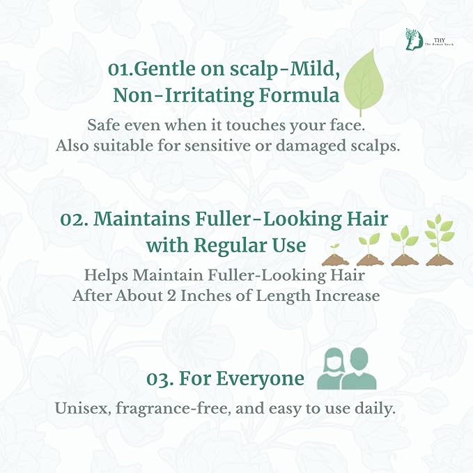 [THY rootup+] Botanical Hair Tonic – Herbal Scalp Spray for Fuller-Looking Hair | Non-Greasy Formula with Korean Plant-Based Formula | For Men & Women |250 ml / 8.45 fl oz