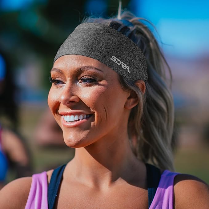 Suddora Workout Headband - Lightweight, Stylish & Comfortable Spandex Headband for Running, Workout, Football, Cosplay & Costumes