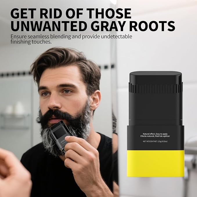 Gowwim Root Touch up Powder, Instantly Gray Hair Cover up Hairline Powder for Women & Men Waterproof and Sweatproof Root Cover Up Long-Lasting for Thinning & Loss Hair (dark brown5, 15g)