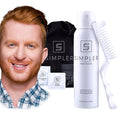 Simpler Hair Color for Men Kit for Full Gray Coverage - Ginger Men’s Hair Dye - Easy Hair or Beard Dye for 100% Gray Coverage - Ammonia Free Hair Color, Beard Coloring for Men