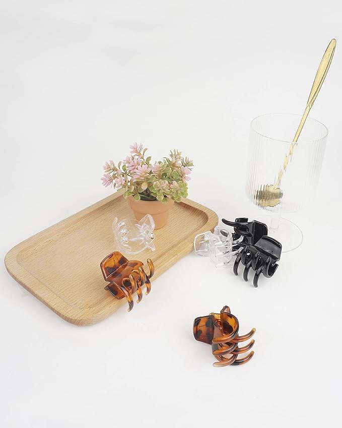 Medium Hair Clips, 18 Pcs 1.38 Inch Hair Claw Clips, No-Slip Jaw Clips for Women and Girls