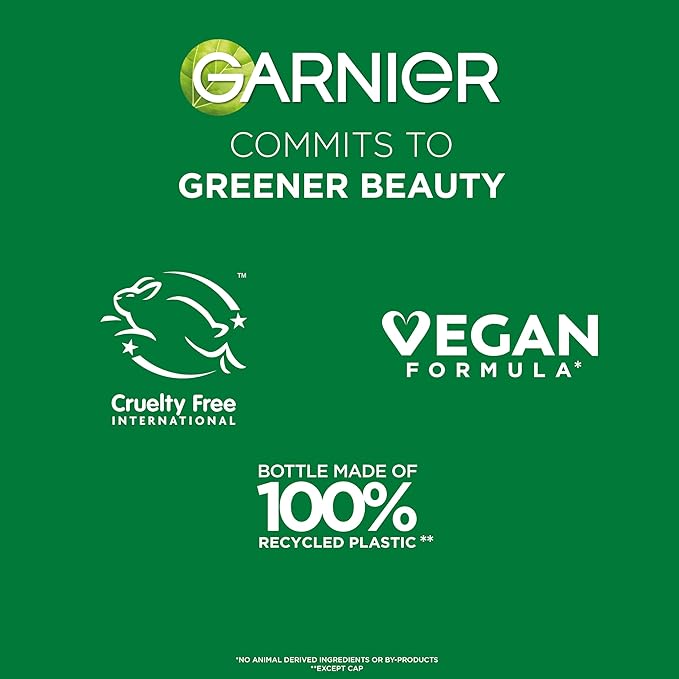 Garnier Fructis Sleek & Shine Shampoo, Conditioner + Leave-In Conditioner Set for Frizzy, Dry Hair, Plant Keratin + Argan Oil (3 Items), 1 Kit (Packaging May Vary)