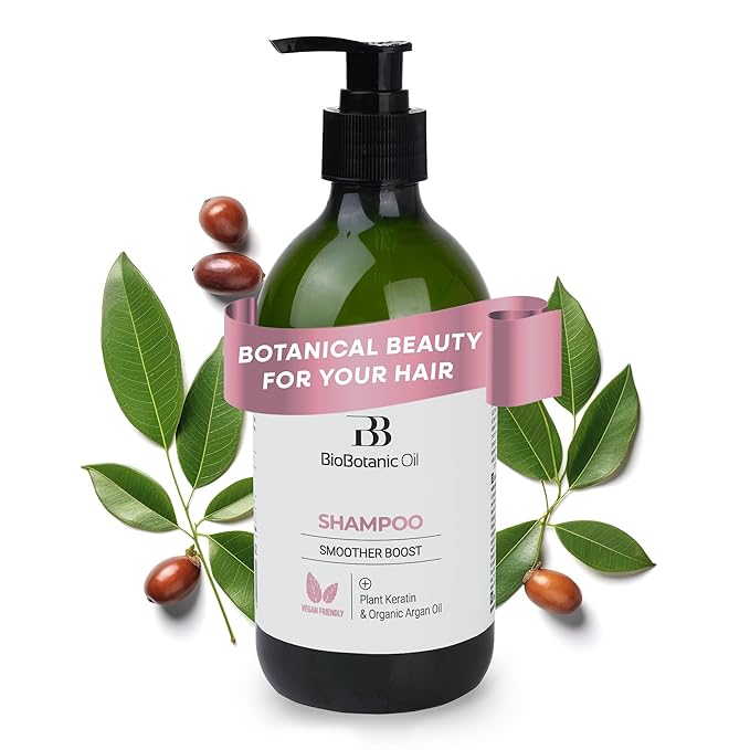 Bio Botanic Oil Range – Magic Conditioner for Straightened Hair with Plant Keratin & Organic Argan Oil, SLS-Free & Salt-Free, Deep Hydration in Just 3 Minutes, Maintains Long-Lasting Smoothness