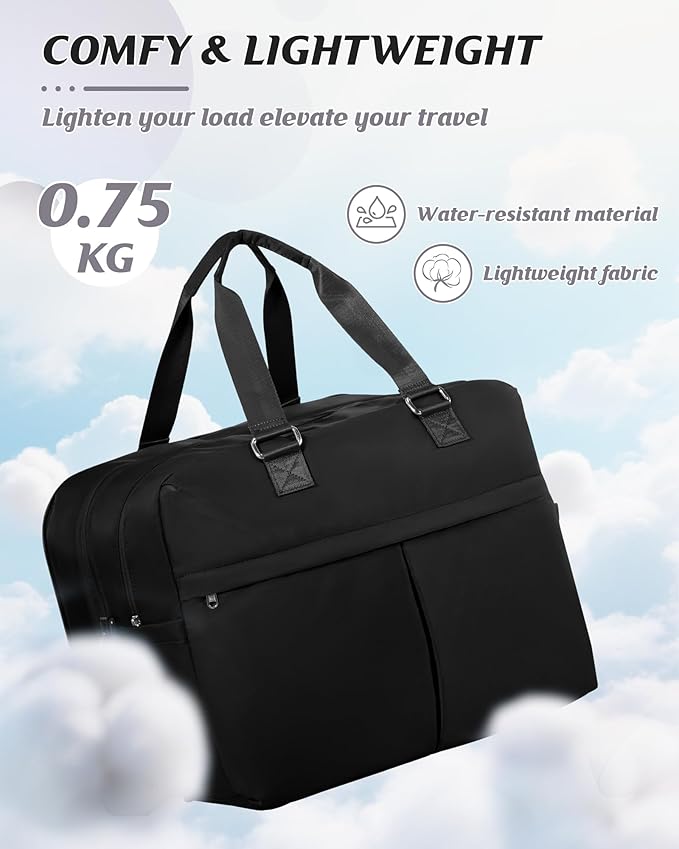 Gym Bag Womens,Travel Duffel Carry on Bag Sport Tote Bag Weekend Overnight Bag