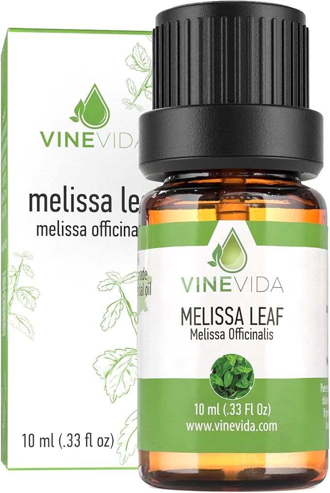 VINEVIDA Melissa Leaf Essential Oil 10 mL - Pure, Undiluted
