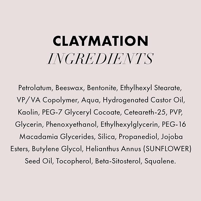 Hanz de Fuko Claymation – Premium Men’s Hair Styling Clay for a Super High Hold, Matte Finish – Clay & Wax Hybrid, Ideal Texture Product for Straight, Wavy and Thick Hair Types – 2 oz, Travel Size
