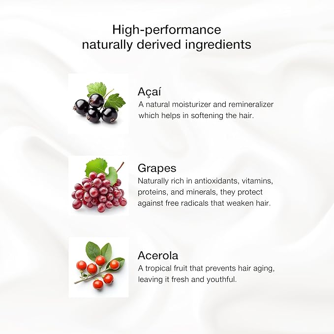 GK HAIR Global Keratin The Best ACAI (33.8 Fl Oz/1000ml) Smoothing Keratin Hair Treatment - Professional Brazilian Complex Blowout Straightening For Silky Smooth & Frizz Free Hair
