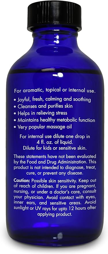 Bergamot Essential Oil, Food Grade, for Tea – 100% Pure, Bergamot Oil, by Zongle Therapeutics, 4 OZ