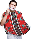 Waterproof Grooming Apron, Non-Stick Beard Bib with Suction Cups, for Aztec Ethnic Tribal Native American Indian Navajo