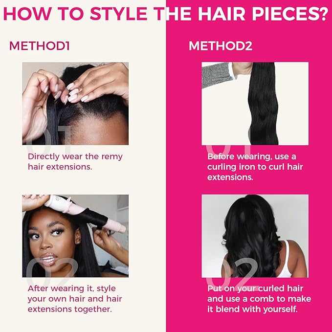 Lashey Clip in Hair Extensions Real Human Hair 9pcs 150g 18 Inch Natual Black Straight Full Pack Remy Hair Clip ins for Women
