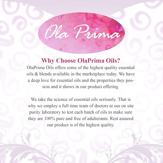 Ola Prima Lemongrass Essential Oil - Aromatherapy Oils - 8 Fluid Ounces Bulk