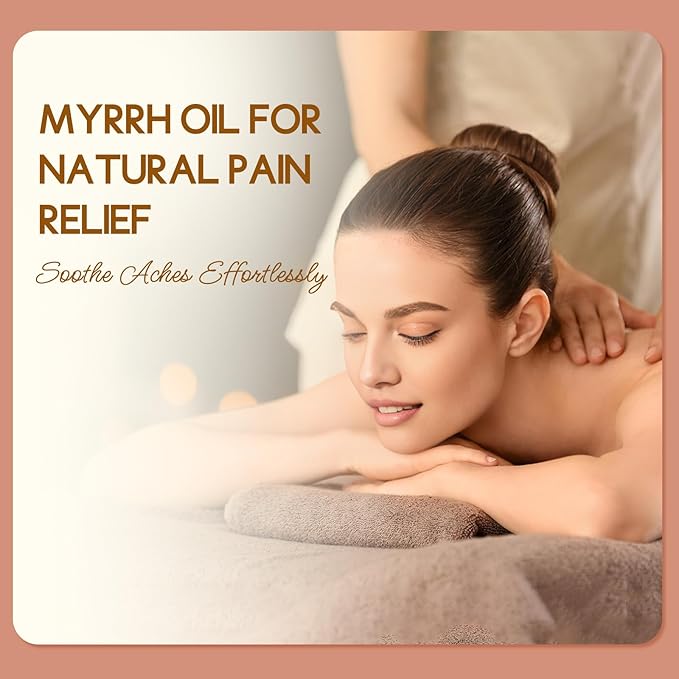 Myrrh Essential Oil, Pure Natural Myrrh Oil for Skin Hair Diffuser Room Spray DIY - 1 Oz