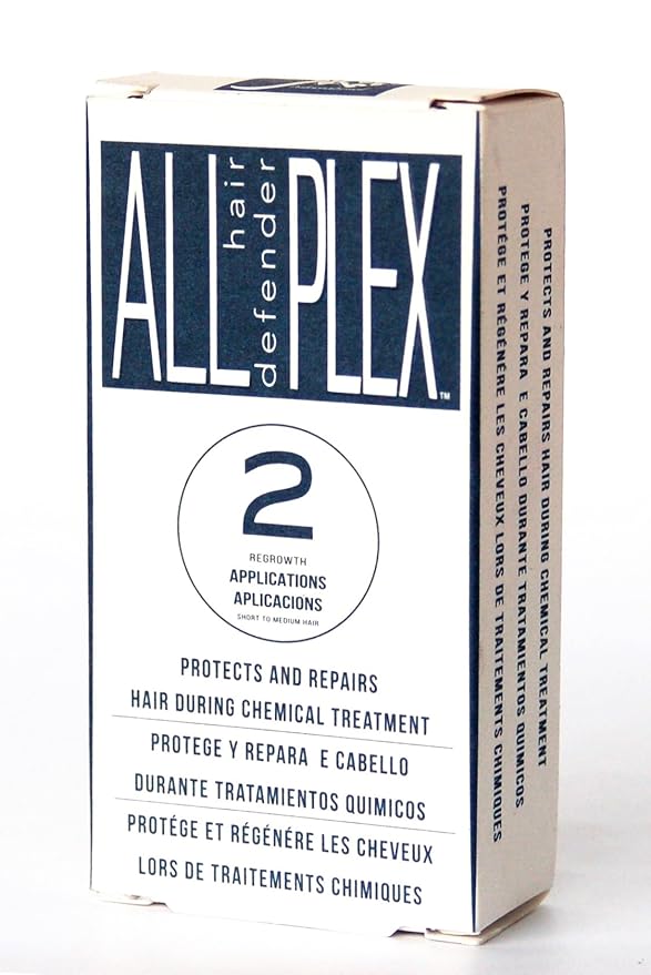 ALL hd PLEX Bond Treatment 2 Application Kit for Bleaching, Coloring, Toning, Perming, Relaxers & other chemical hair services. Protects & Improves All Hair types immediately created in Italy