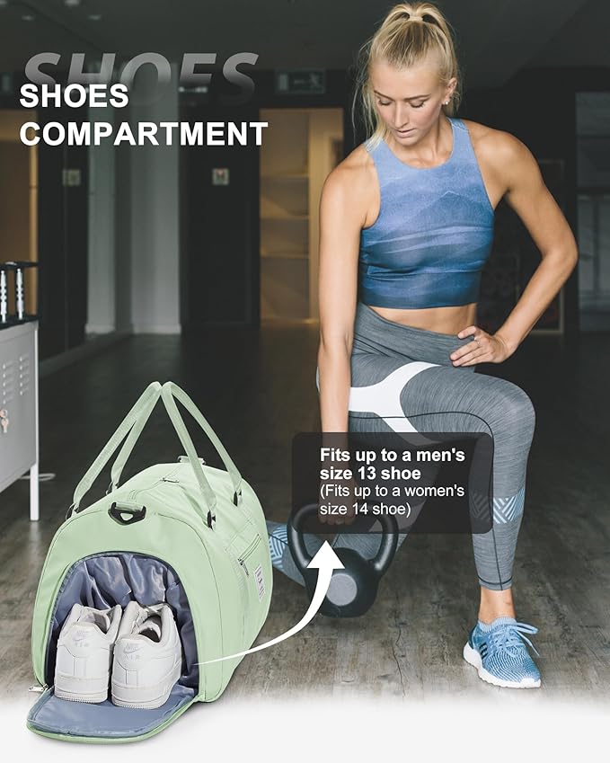 Gym Bag Womens,Travel Duffel Carry on Bag Sport Tote Bag Weekend Overnight Bag