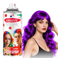 Christmas Purple Hair Spray, Hair Spray Temporary for Women Kids Men, Washable Temporary Hair Dye Spray, Spray Hair Color Wax Non-Sticky for Cosplay Party, Halloween, Crazy Hair Day (Purple, 4.06 oz)