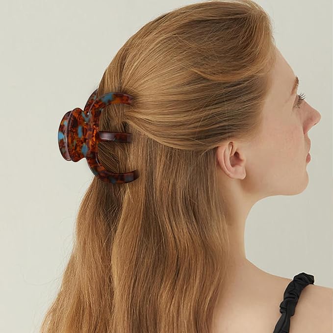 Extra Large Octopus Hair Clips for Women - Ideal Gift Cute & Stylish Claw Clips for Thick Hair, Non-slip Strong Hold Jaw Barrettes Unbreakable Jumbo Octopus Hair Clamps Accessories - 3 PCS