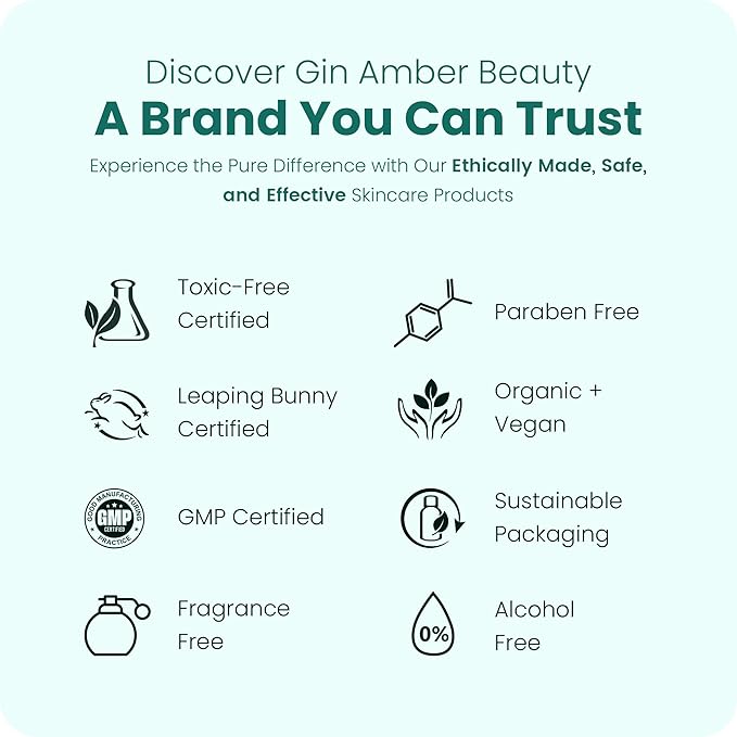 Gin Amber Beauty Derma Roller with Replaceable Head Design – 192 Real individual needles, Micro Needling Roller for Face, Beard, and Scalp Care, 0.25mm Face Roller