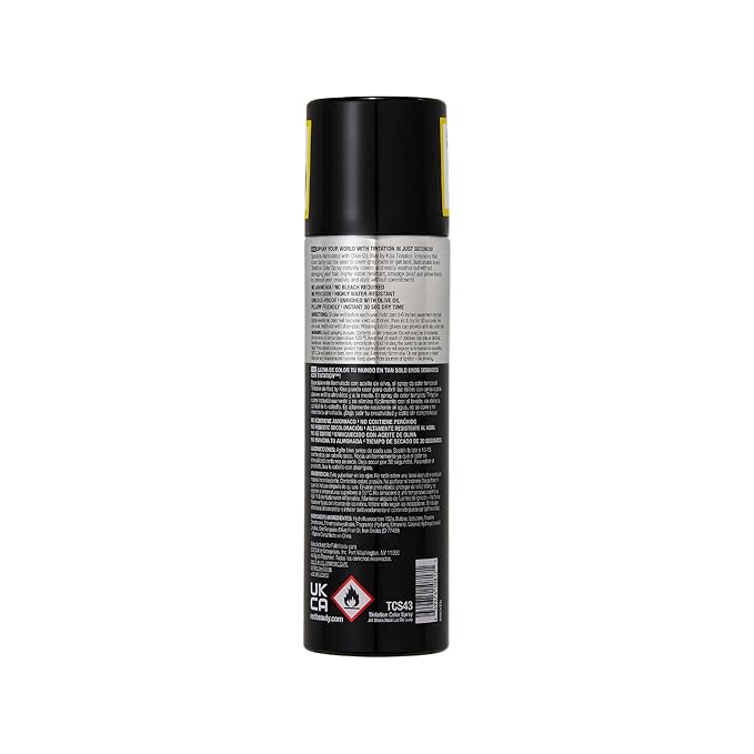 RED by Kiss Tintation Temporary Hair Color Spray, Extra Large Size, Instant Gray Root Cover Up, Water-Resistant, Smudge-Proof, Hairline & Barber Touch-Up, Quick Dry (Jet Black, 11.5 OZ)
