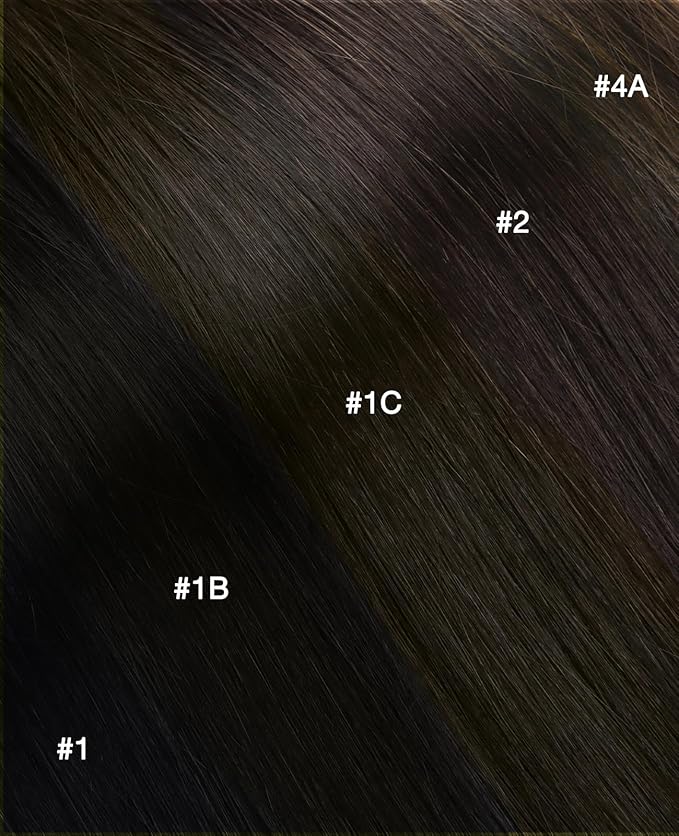 GOO GOO Invisi Edge Tape in Hair Extensions Human Hair, 2A Light Brown 10pcs injected with 10pcs classical tape ins, 24inch 50g, Virgin Remy Hair, Natural Look