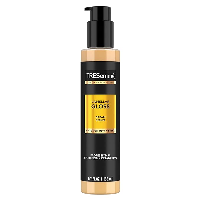TRESemmé Hydrating & Detangling Cream Serum Lamellar Gloss Ultra Shine Up to 72H 5.7 Fl Oz