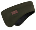 Winter Ear Warmer Headband for Men Women Double-Layer Knit Ear Muffs Cover with Fuzzy Lining for Running and Cycling (Army Green, One Size)