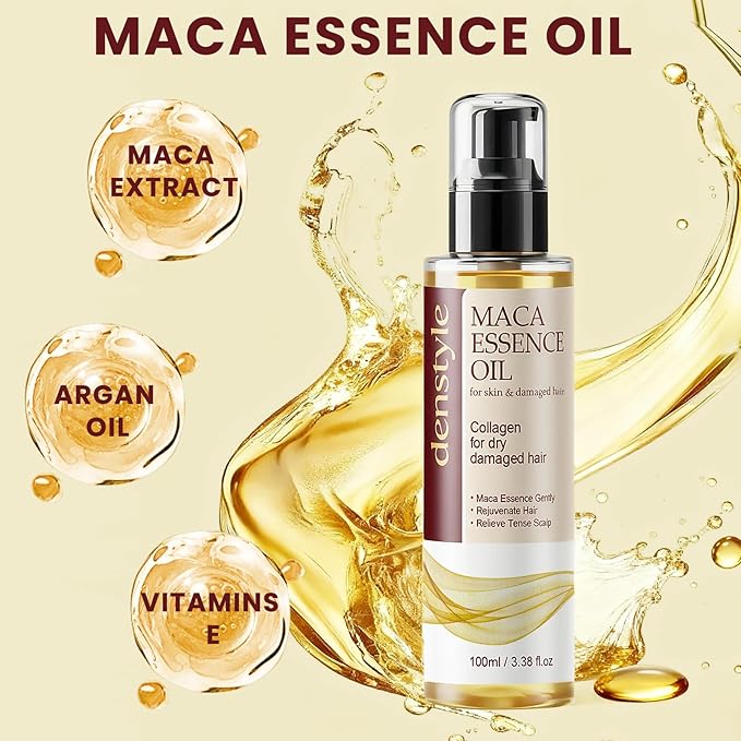 Collagen Hair Mask & Argan Oil for Damaged Hair-Hair Damage Repair Treatment Set -Deep Conditioning for Curly or Straight Thin Fine Hair,Split Ends Hair 3.38 fl.oz+7.06oz