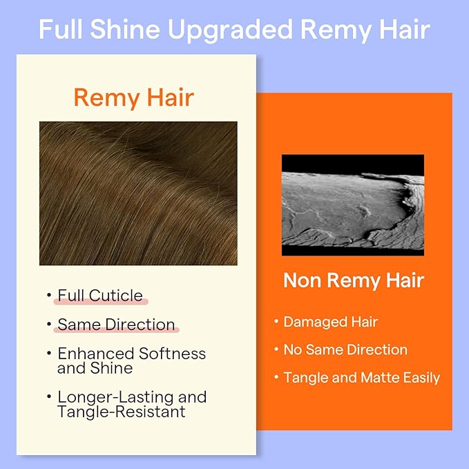 Full Shine Light Brown Hair Extensions Clip in Long 24 Inch Brown Hair Clip on Extensions for Hairstyles for Concert 7 Pcs 120 G