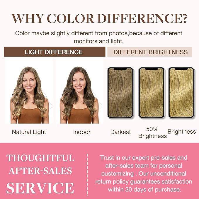 GOO GOO Clip in Hair Extensions Real Human Hair, Remy Human Hair Extensions Clip ins for Women, Natural Human Hair, 24inch 160g 7Pcs, 7 Bronde