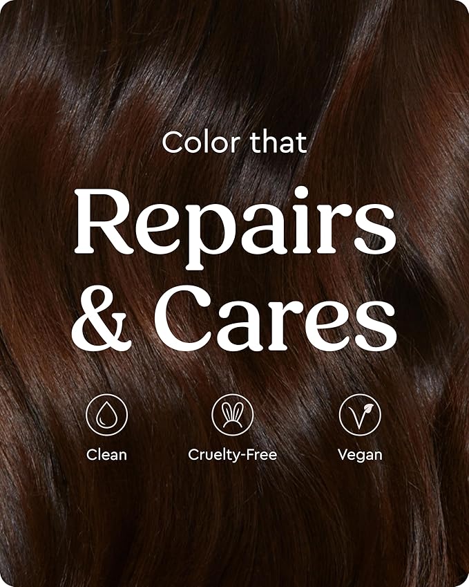 Glaze Supergloss Color Conditioning Gloss With Dispensing Pump – Hydrating Semi-Permanent Color Hair Gloss & Shine Boost – For Natural Medium to Dark Brown Hair – 6.4 Fl Oz - Blazing Brown