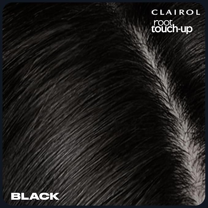 Clairol Root Touch-Up Semi-Permanent Hair Color Blending Gel, 2 Black, Pack of 2