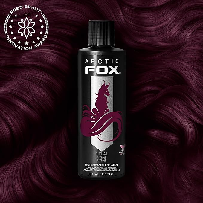 ARCTIC FOX Vegan and Cruelty-Free Semi-Permanent Hair Color Dye (8 Fl Oz, RITUAL)